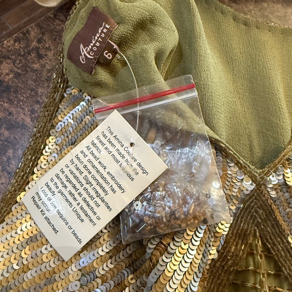 Sequined beaded silk top - Picture 12 of 12